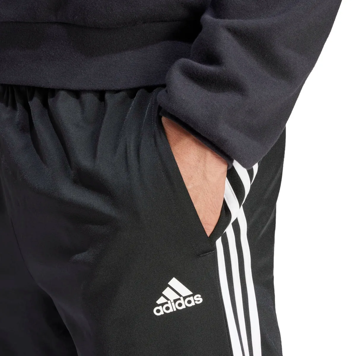 adidas Men's Essentials Warm-Up Tapered 3-Stripes Tracksuit Pants (Tall)