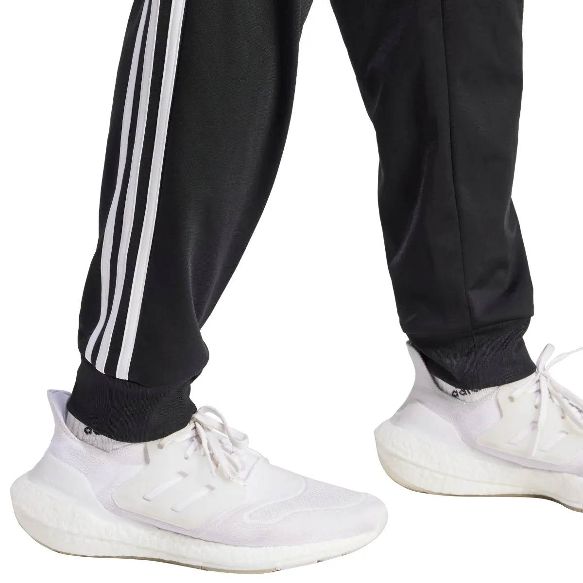 adidas Men's Essentials Warm-Up Tapered 3-Stripes Tracksuit Pants (Tall)