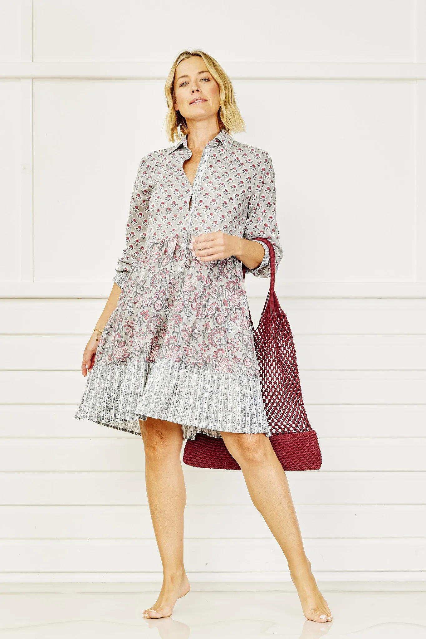 Andaman Shirt Dress - Elephant