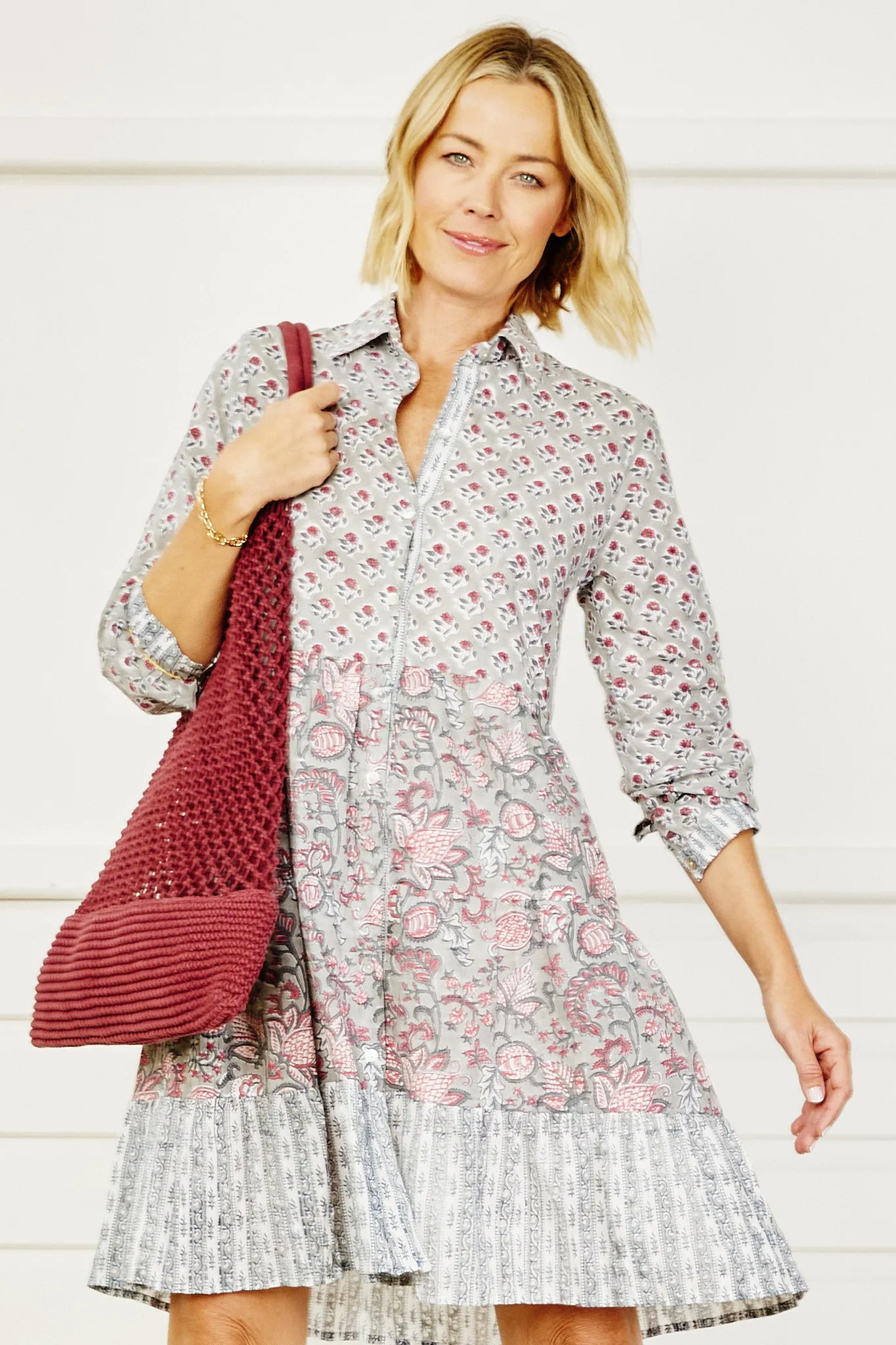 Andaman Shirt Dress - Elephant