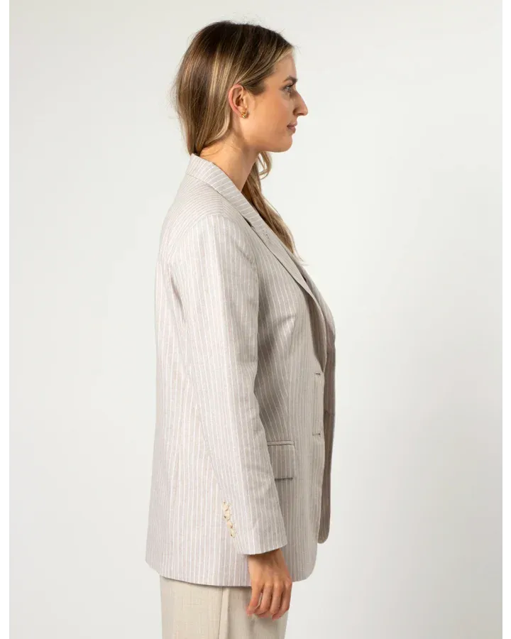 Bala Jacket - Tea Stripe