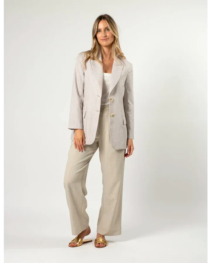 Bala Jacket - Tea Stripe