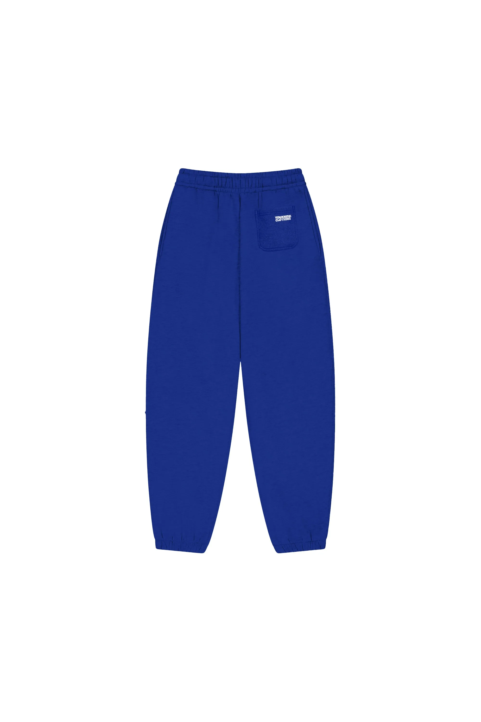 BLOCK CUFFED SWEATPANTS | BLUE