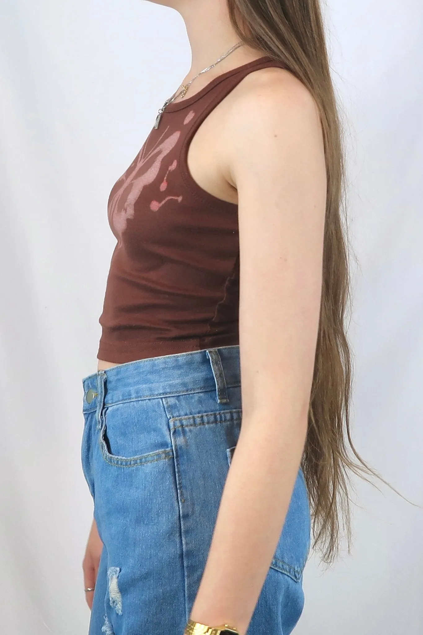 Butterfly crop top
