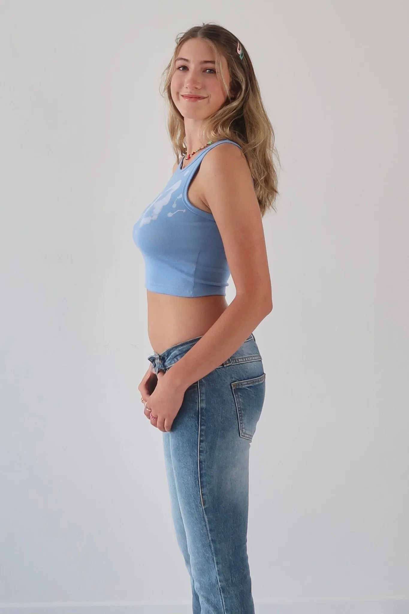 Butterfly crop top