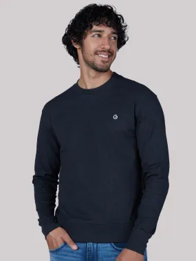 Classic Cotton All-Weather Sweatshirt – Charcoal Melange