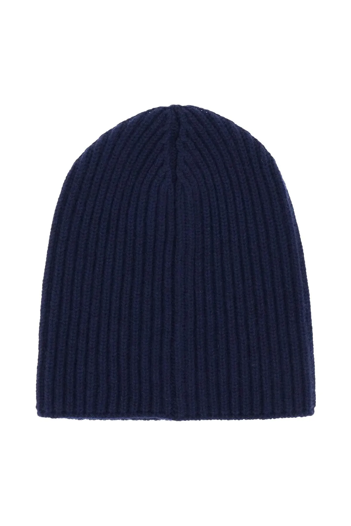 Dolce & gabbana cashmere beanie hat with logo medal