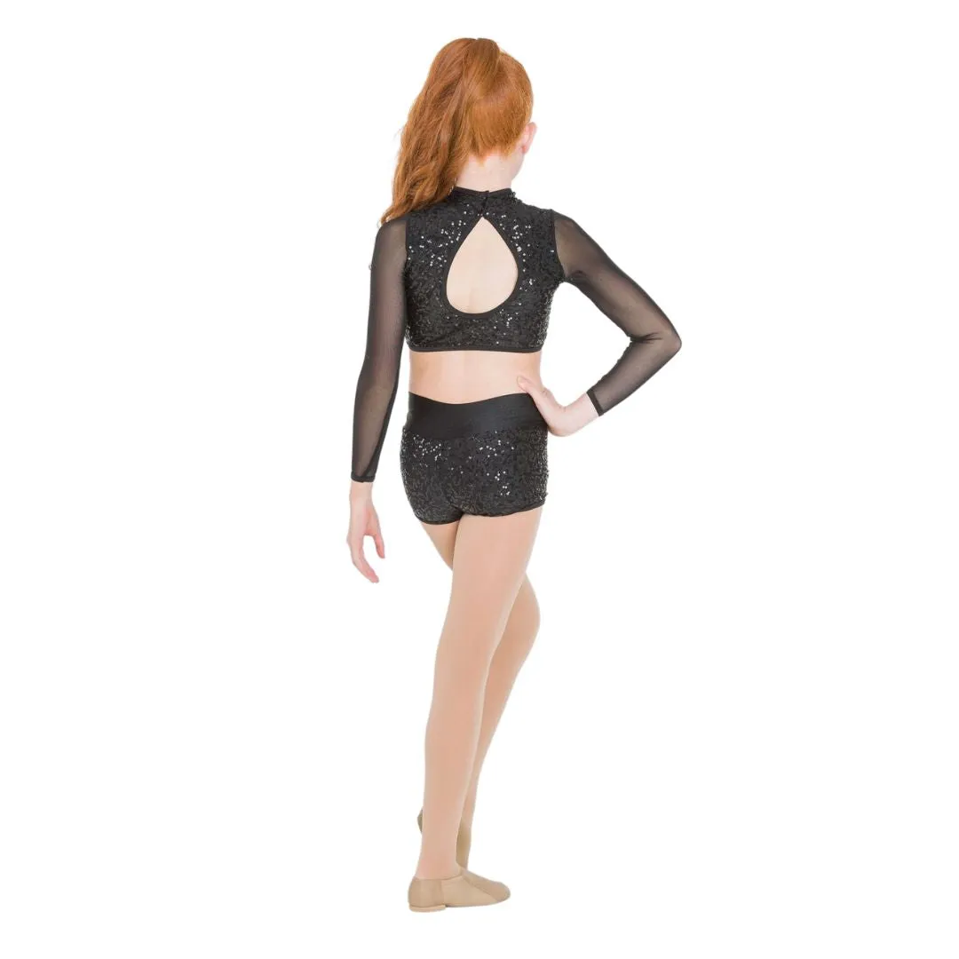 Down Town Long Sleeve Crop