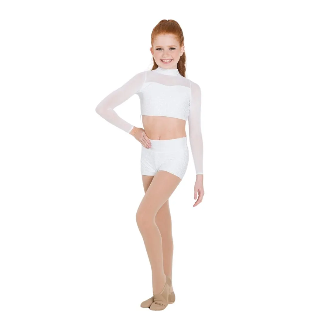 Down Town Long Sleeve Crop