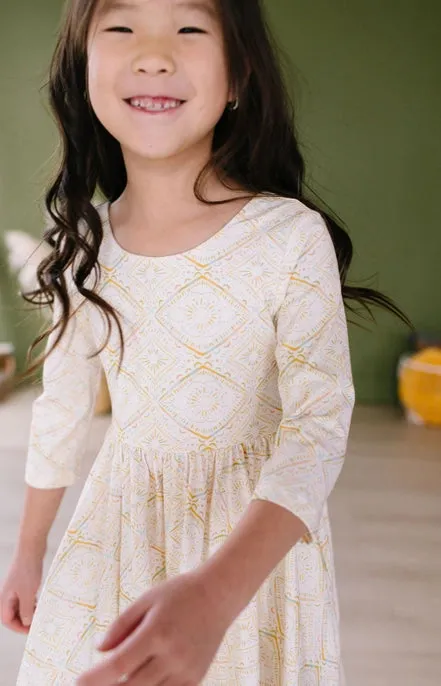 Emile Dress, Muted Geo