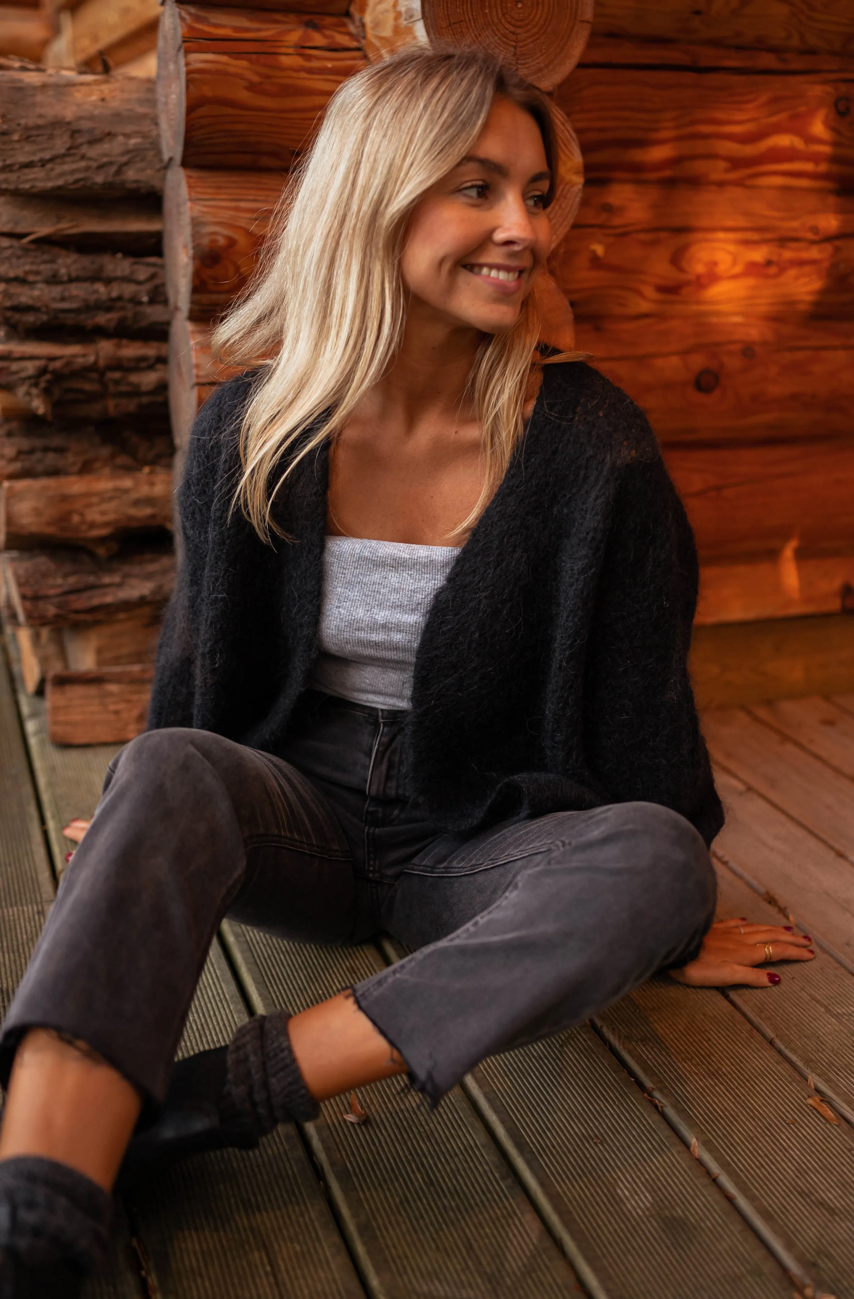 Gilet Alina - noir