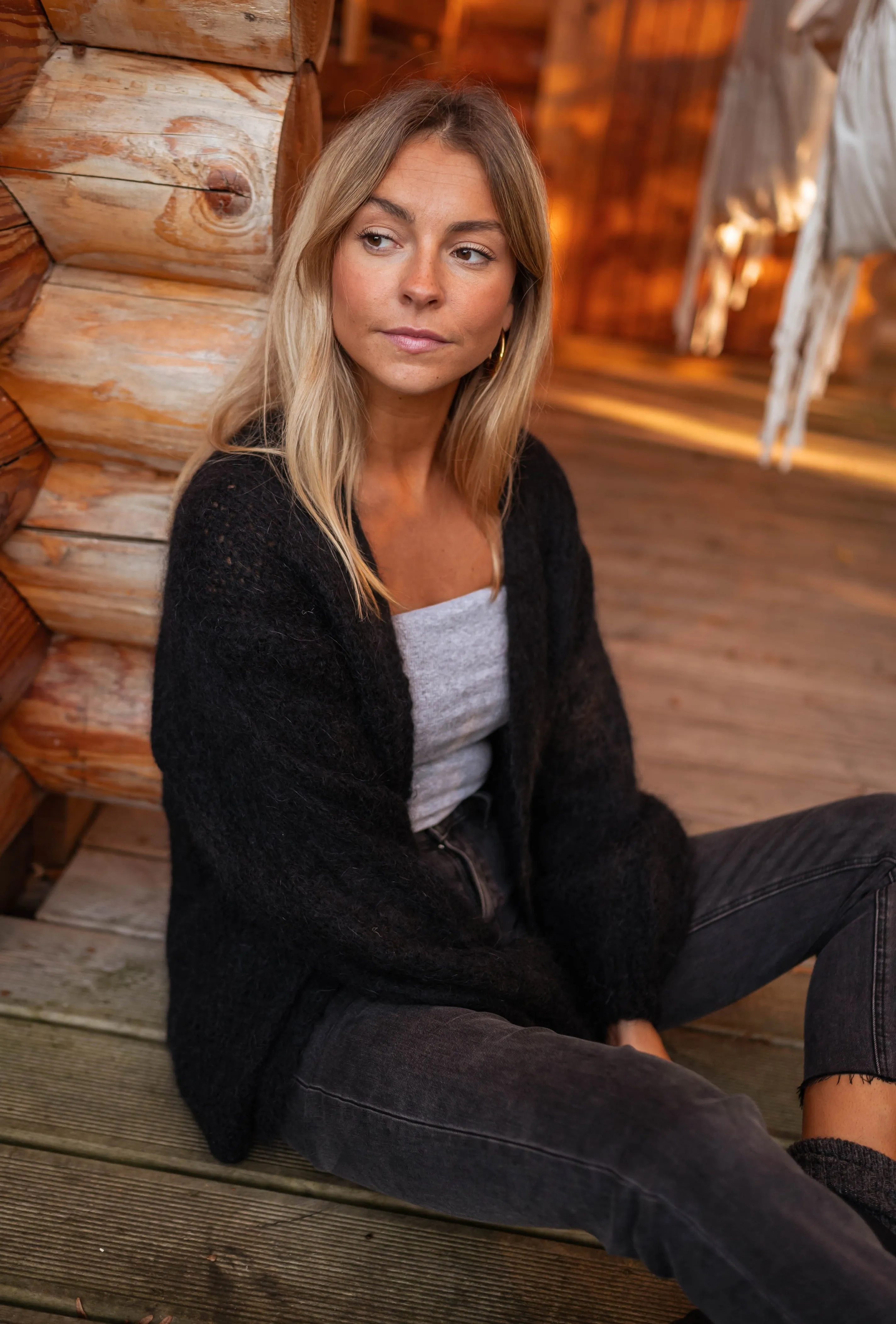 Gilet Alina - noir