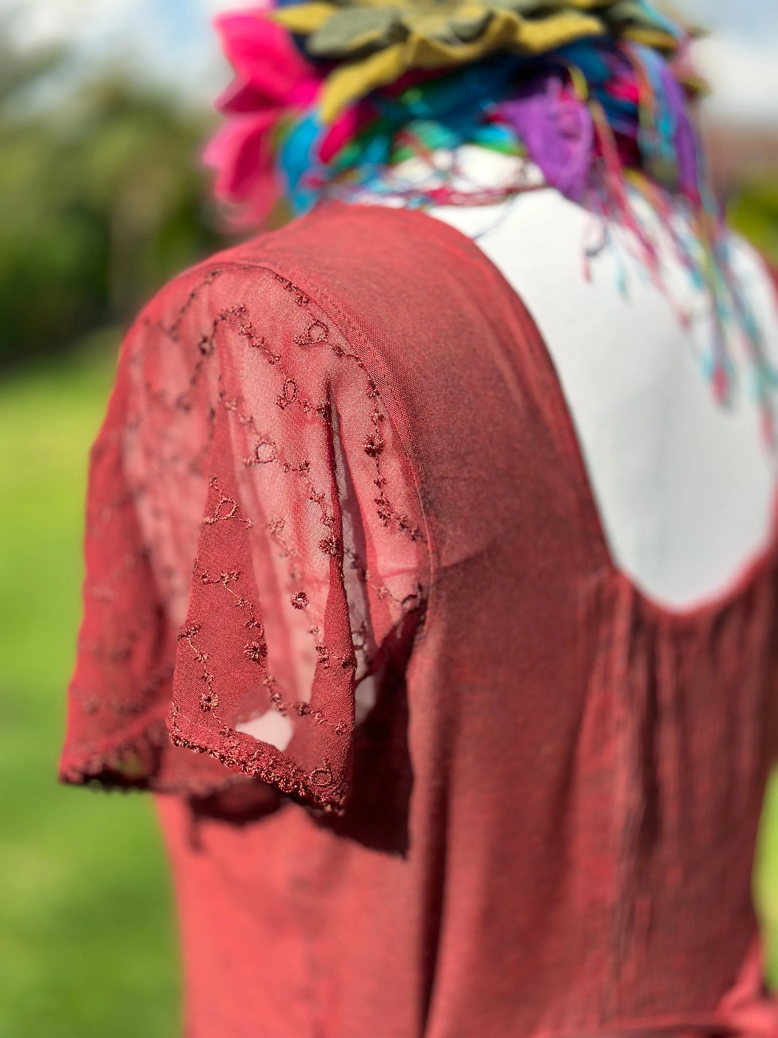 INDIAN RED MOONDANCE DRESS(M/L)