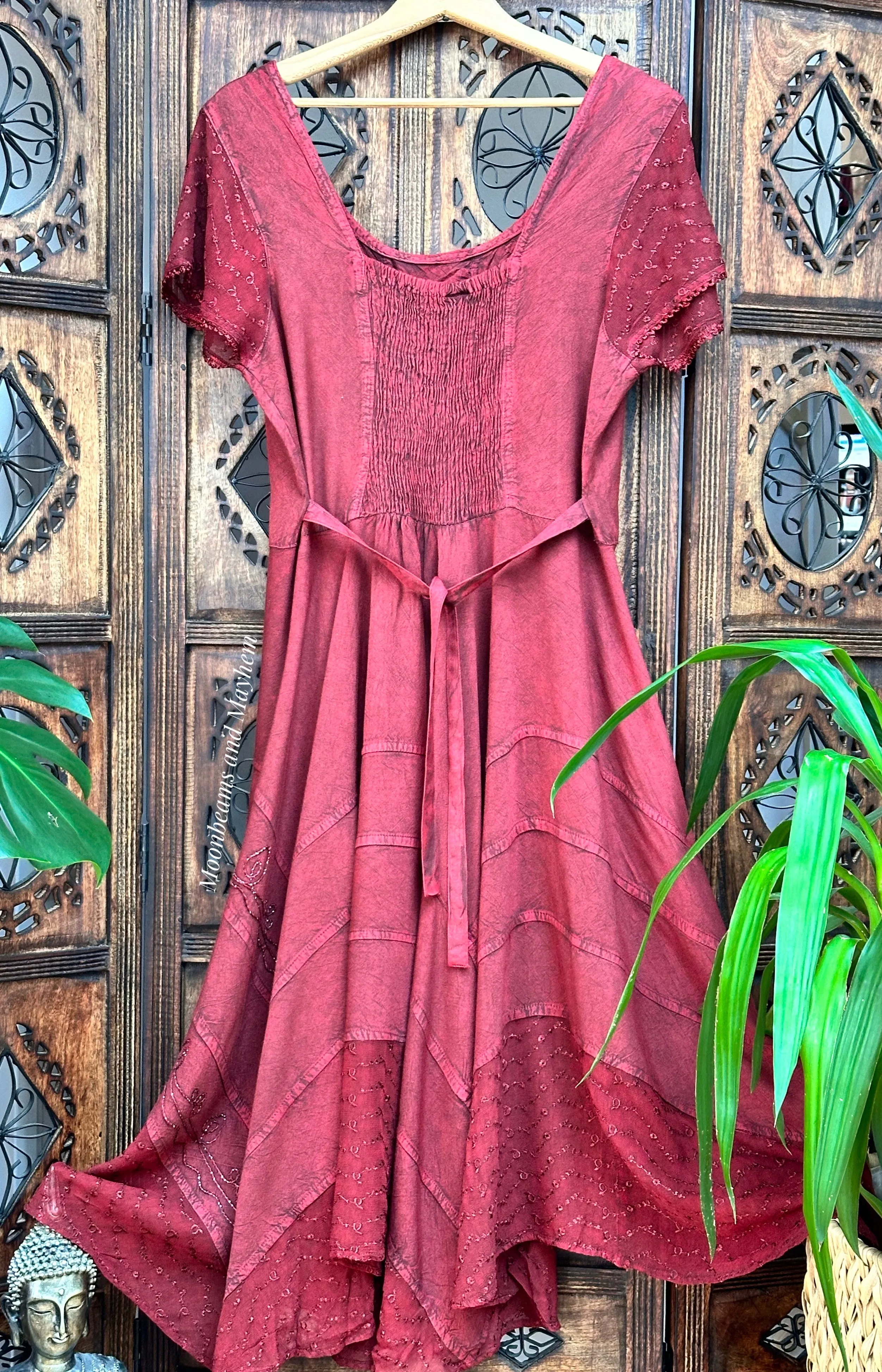 INDIAN RED MOONDANCE DRESS(M/L)