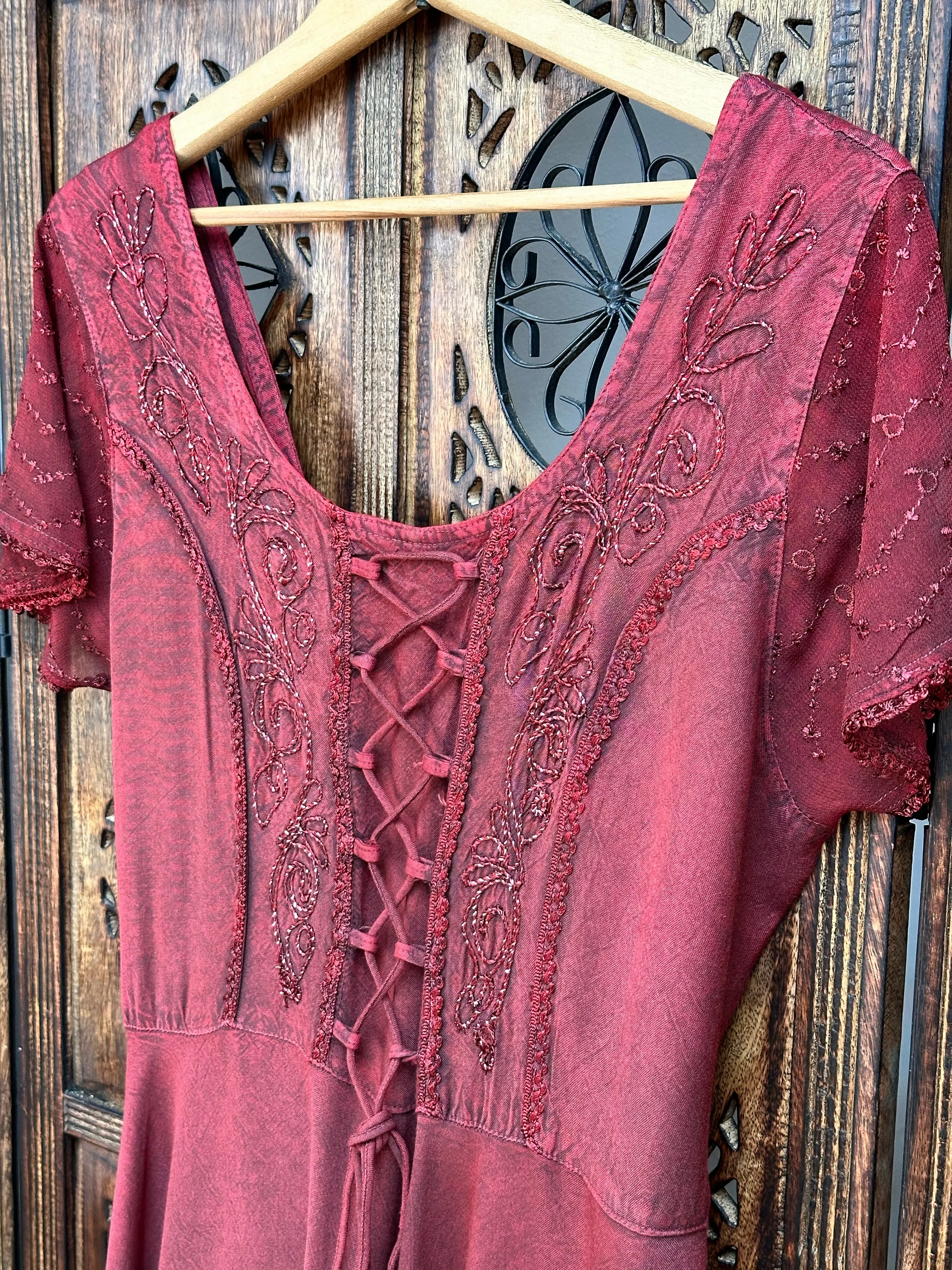 INDIAN RED MOONDANCE DRESS(M/L)