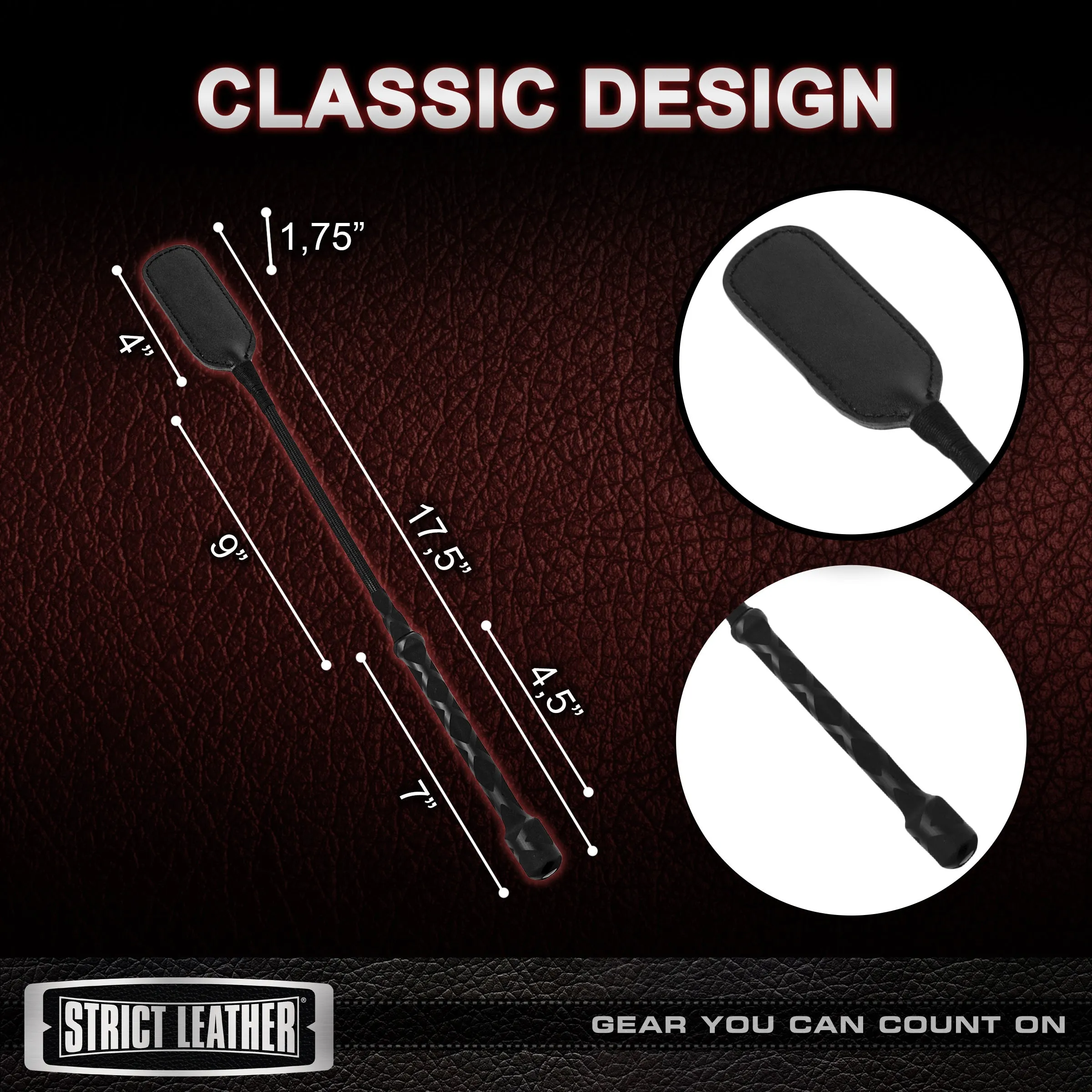 Leather Short Riding Crop