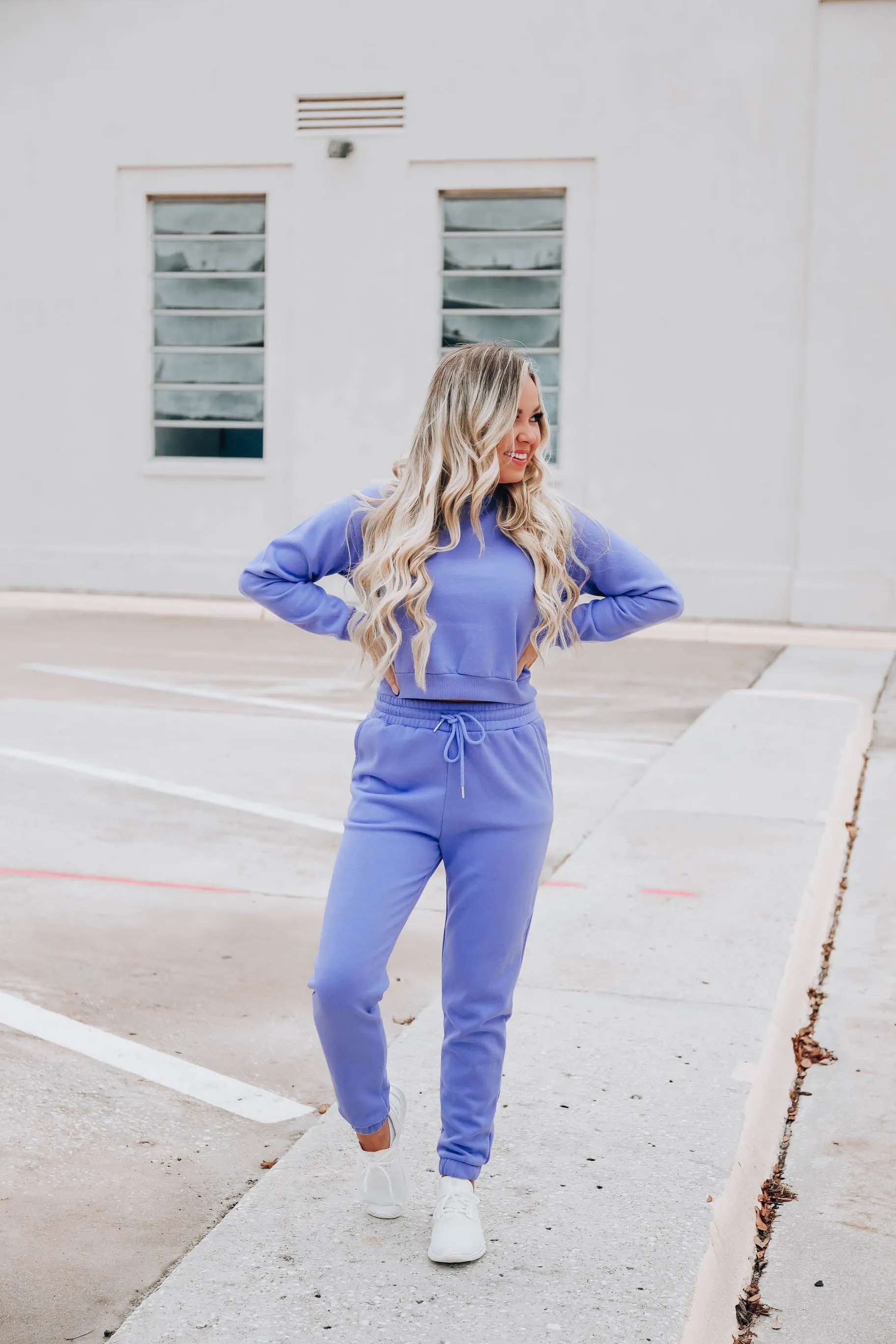 Lockdown Sweatshirt - Periwinkle