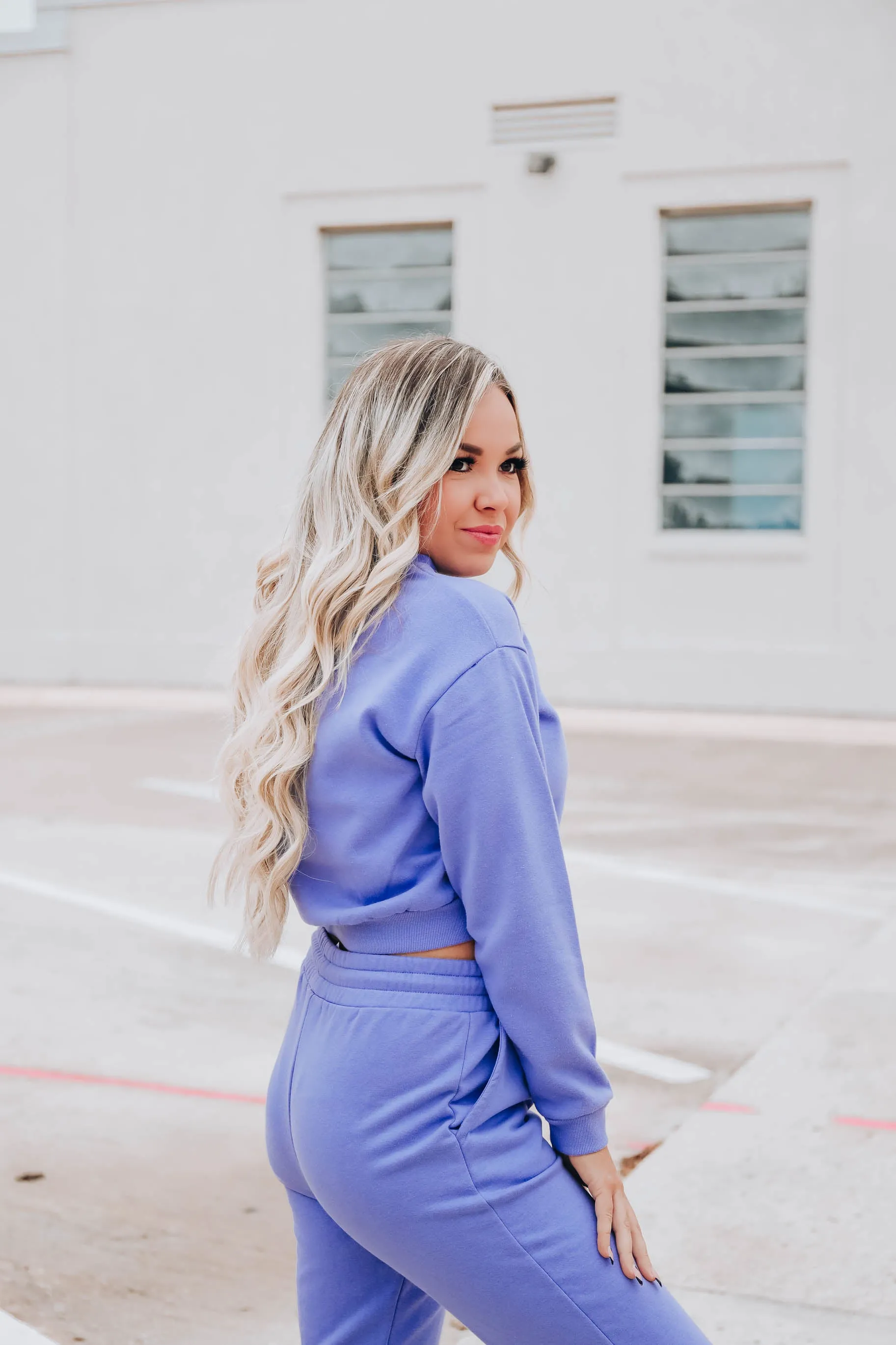 Lockdown Sweatshirt - Periwinkle