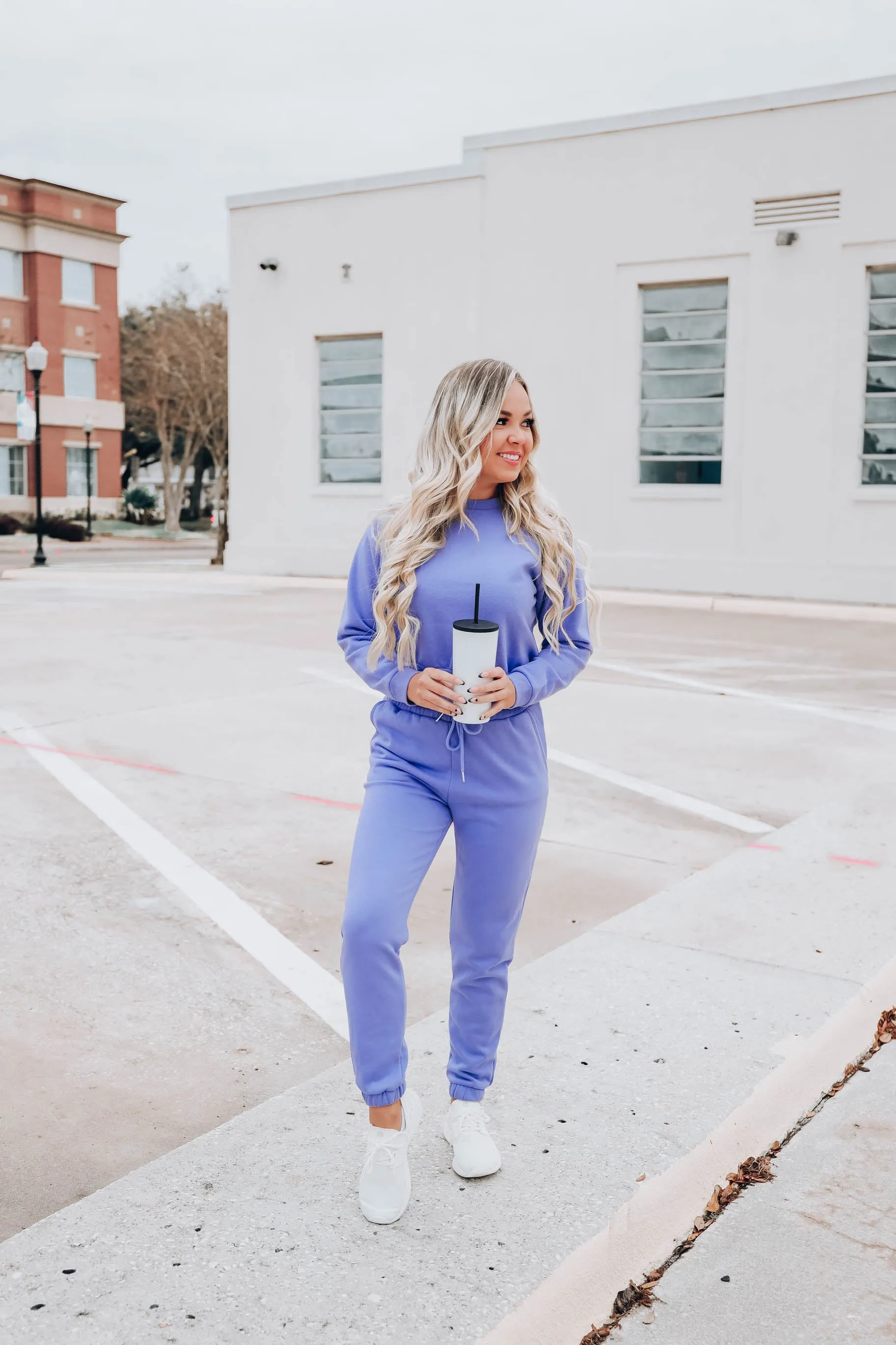 Lockdown Sweatshirt - Periwinkle