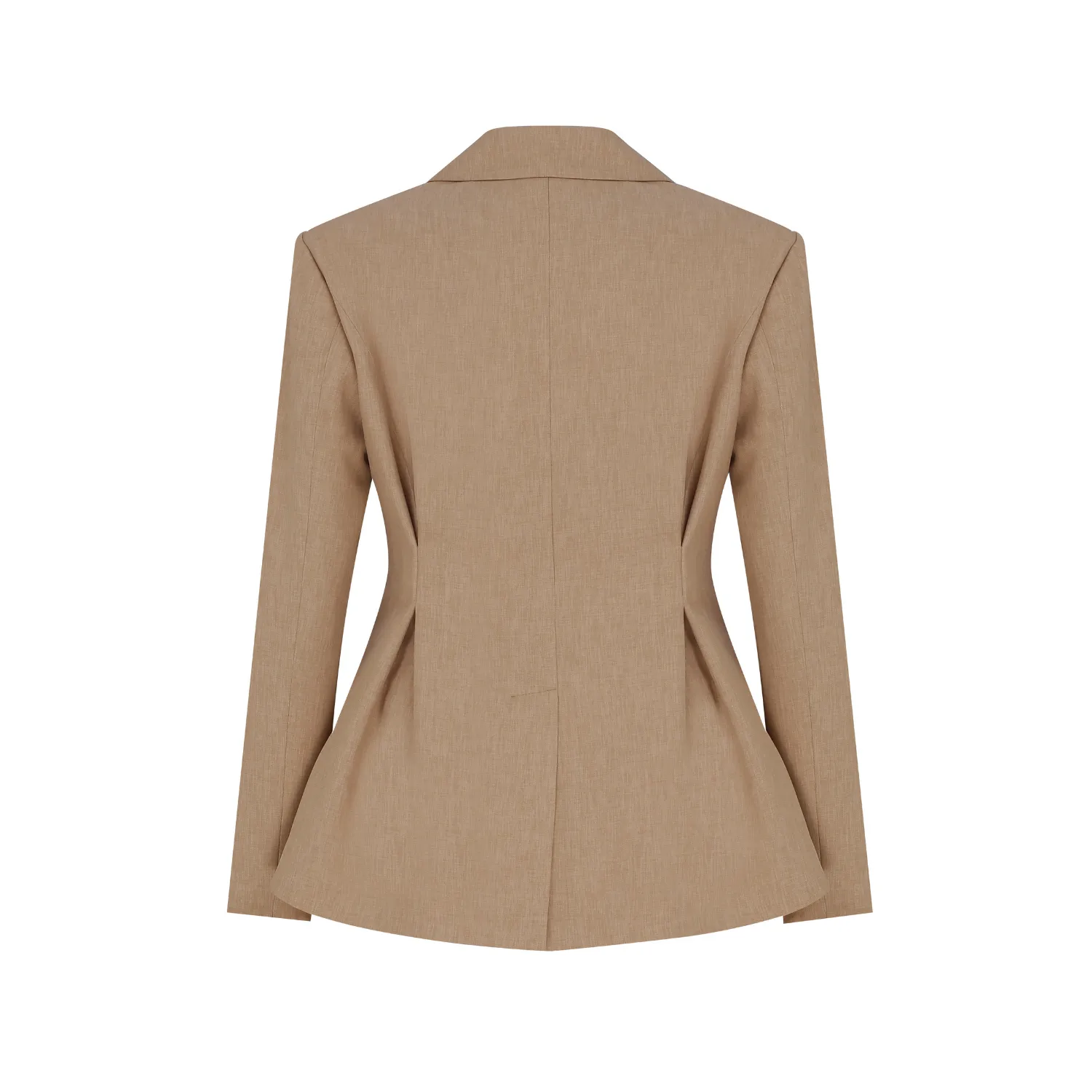 Marde Tailored Jacket in Almond Buff