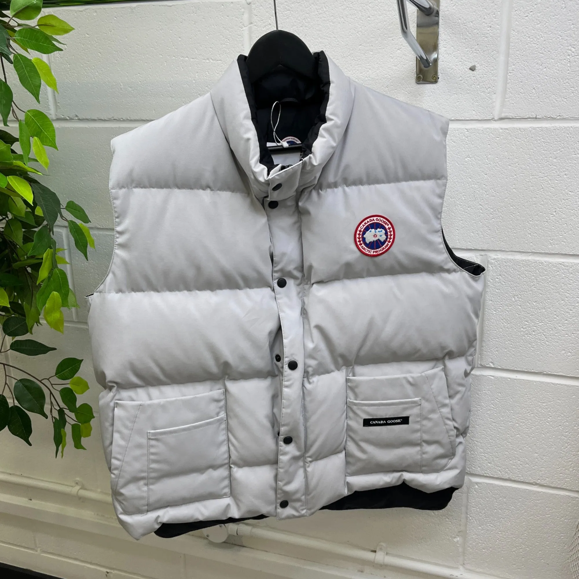 Men's Freestyle Crew Gilet Grey Size XL