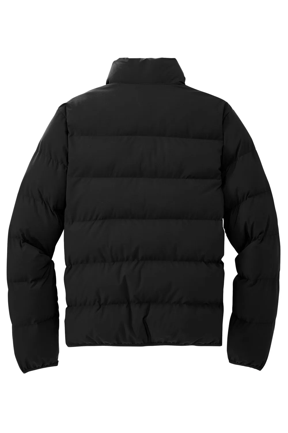 Mercer Mettle Mens Water Resistant Full Zip Puffy Jacket - Deep Black