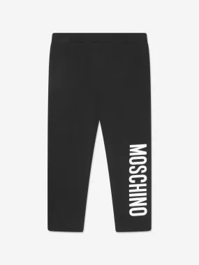 Moschino Baby Girls Logo Leggings in Black