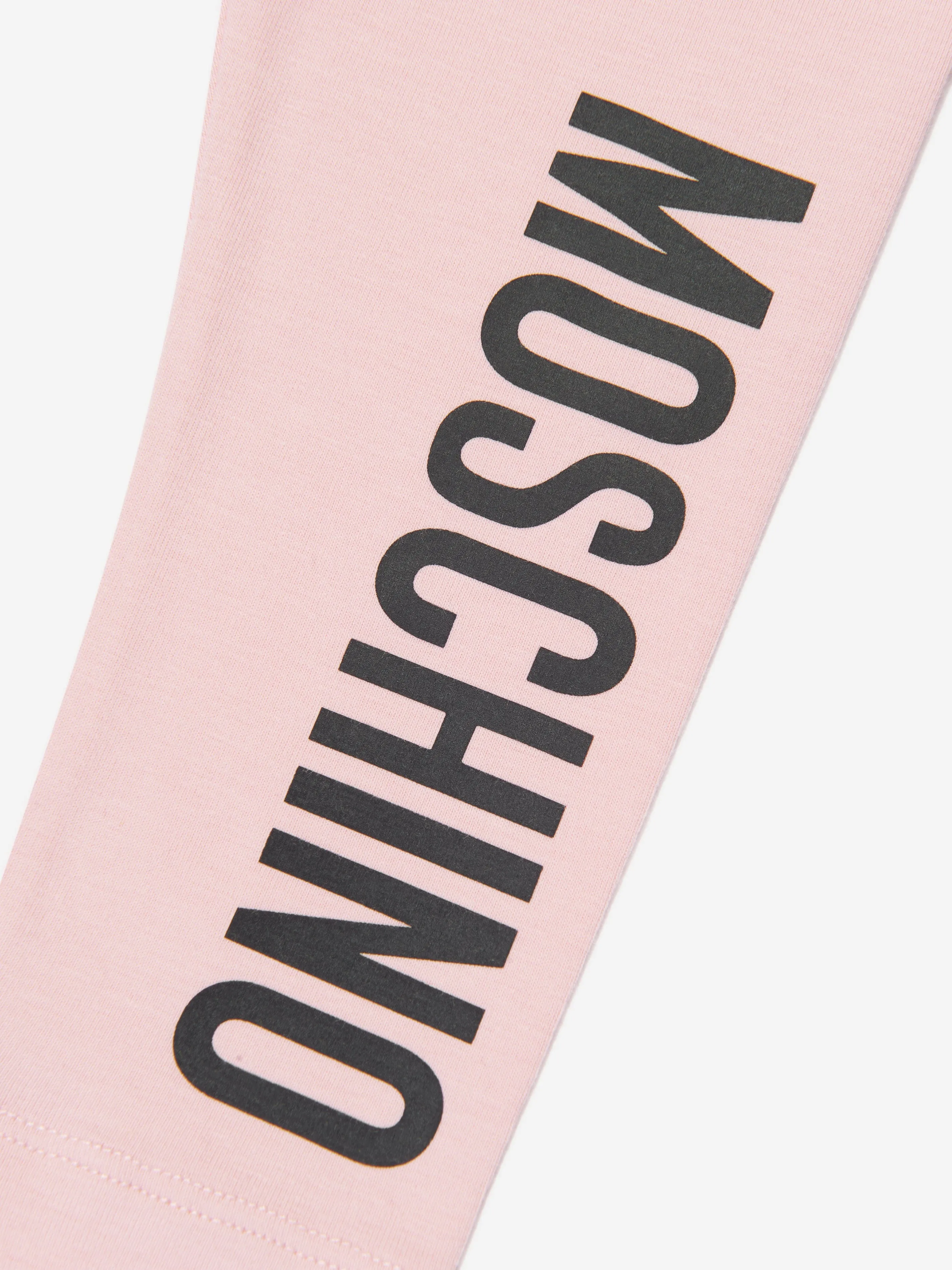 Moschino Baby Girls Logo Leggings in Pink
