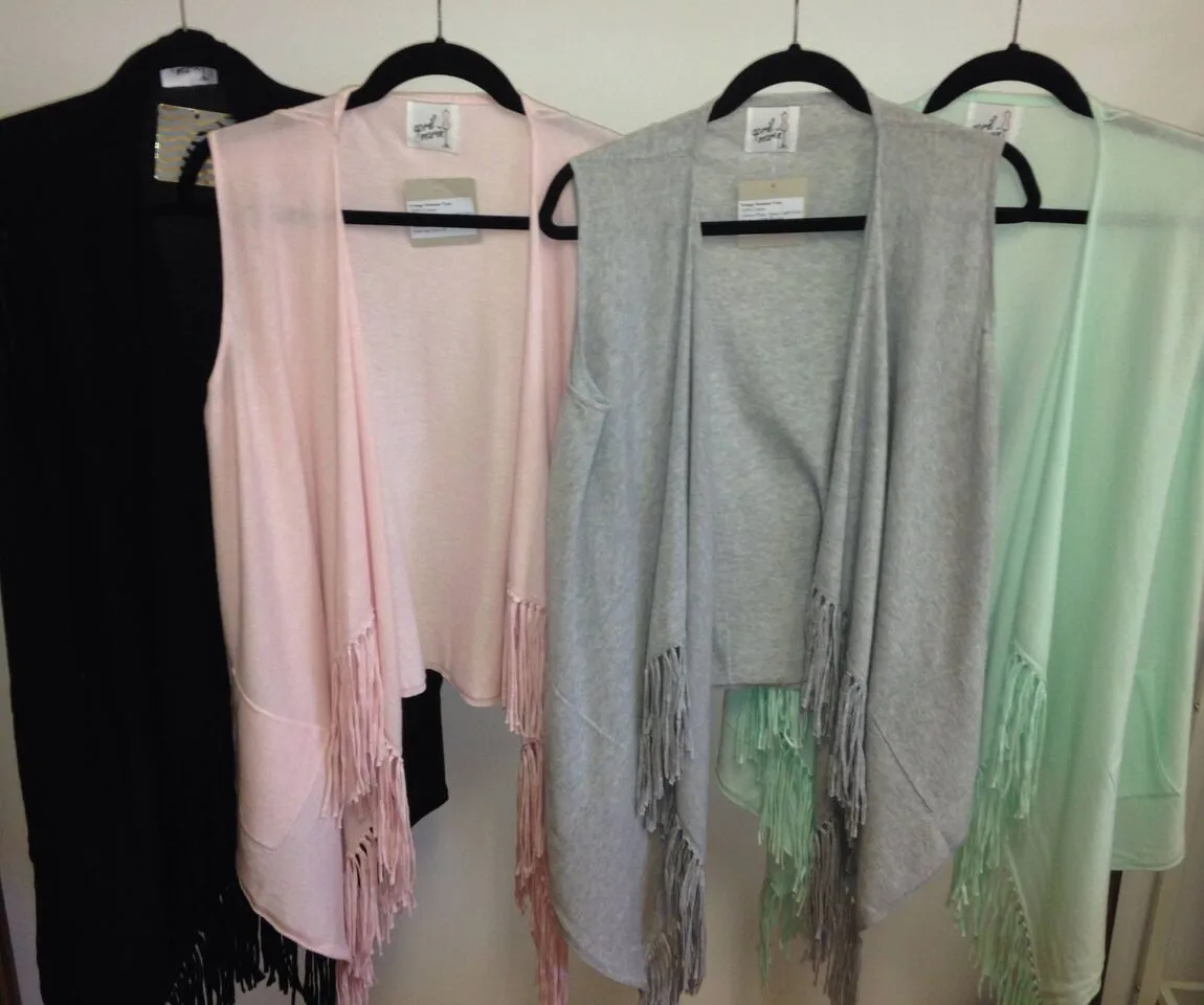 Nantucket Fringe Vest