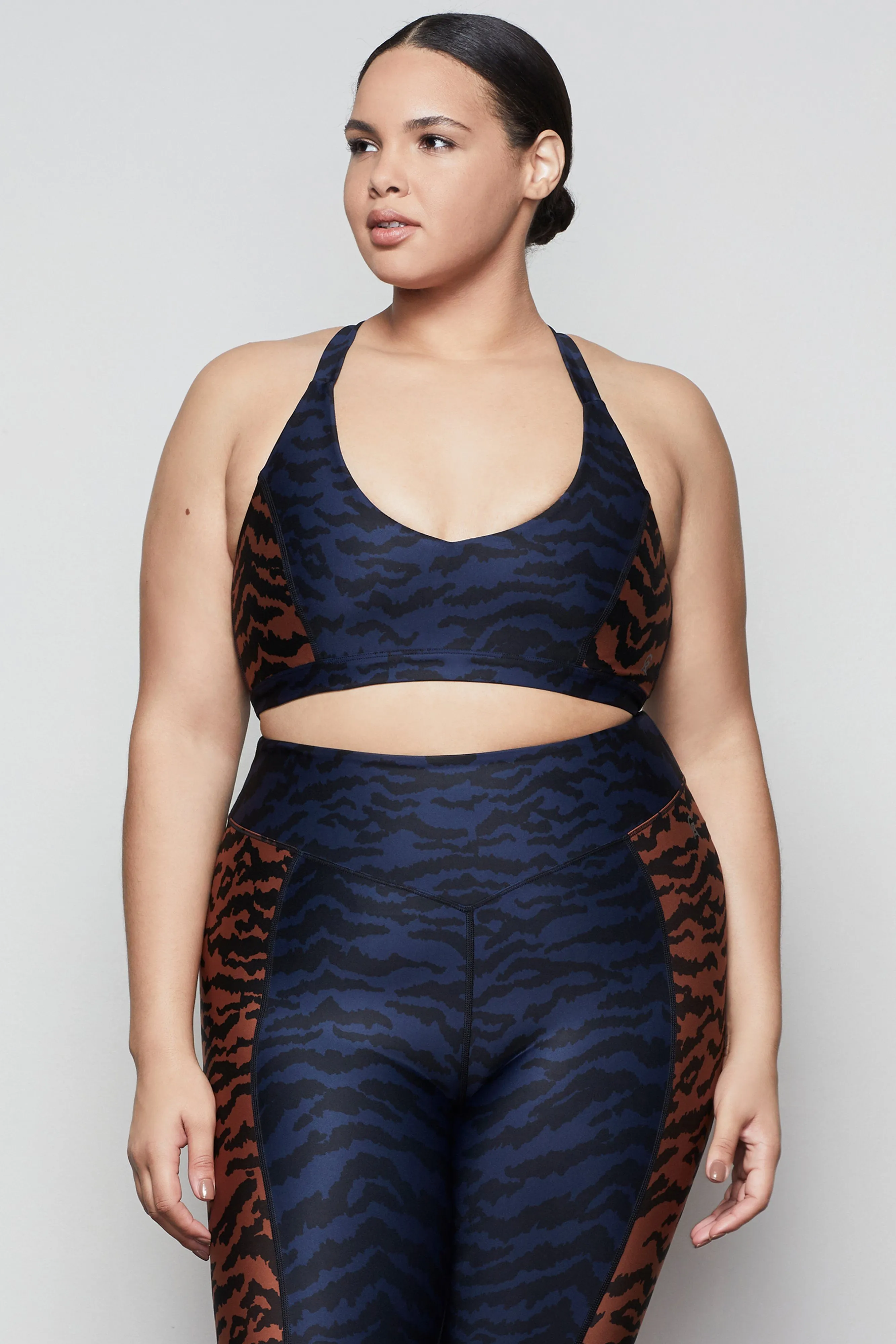 OASIS LEOPARD BRA | NAVY ZEBRA001