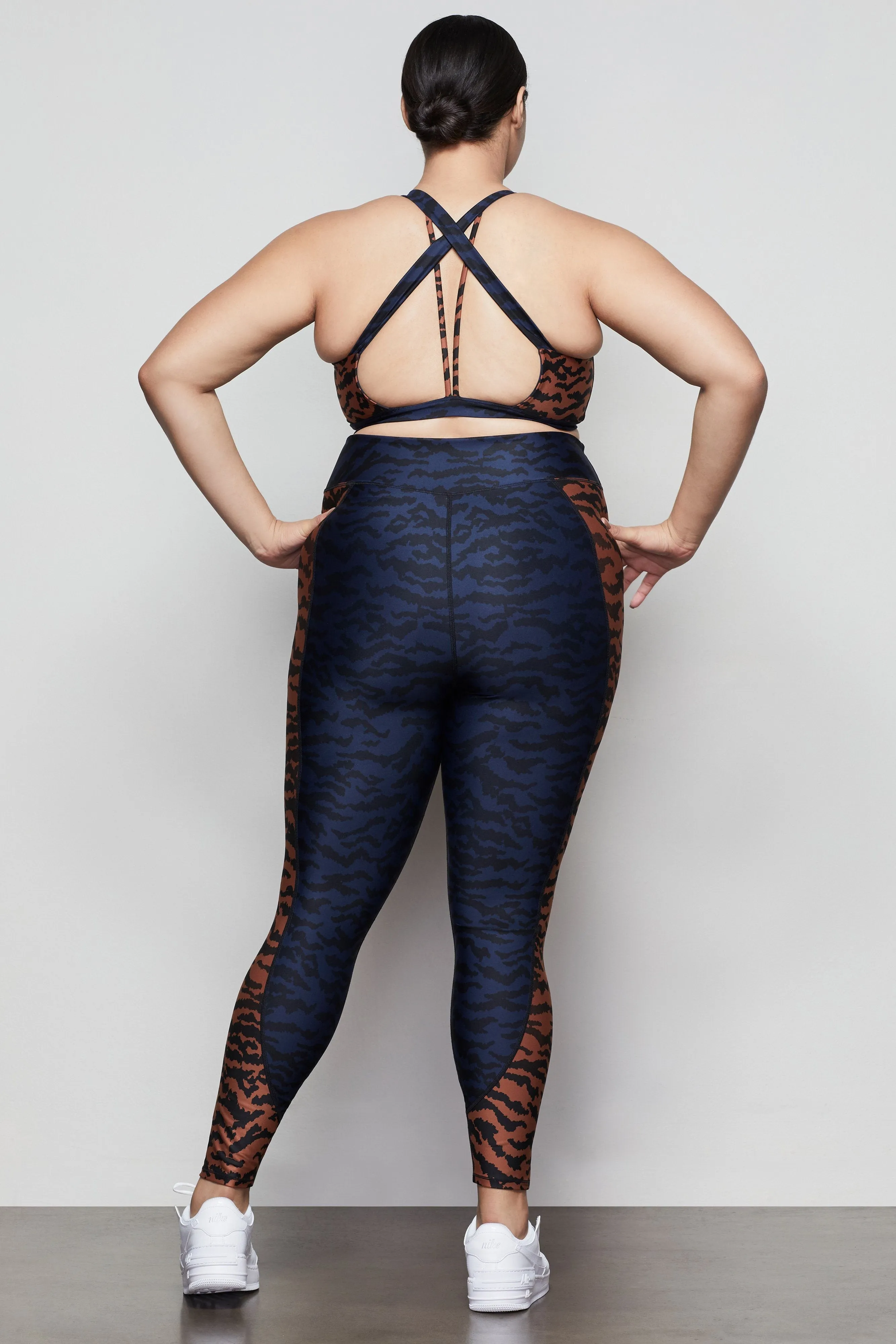 OASIS LEOPARD BRA | NAVY ZEBRA001