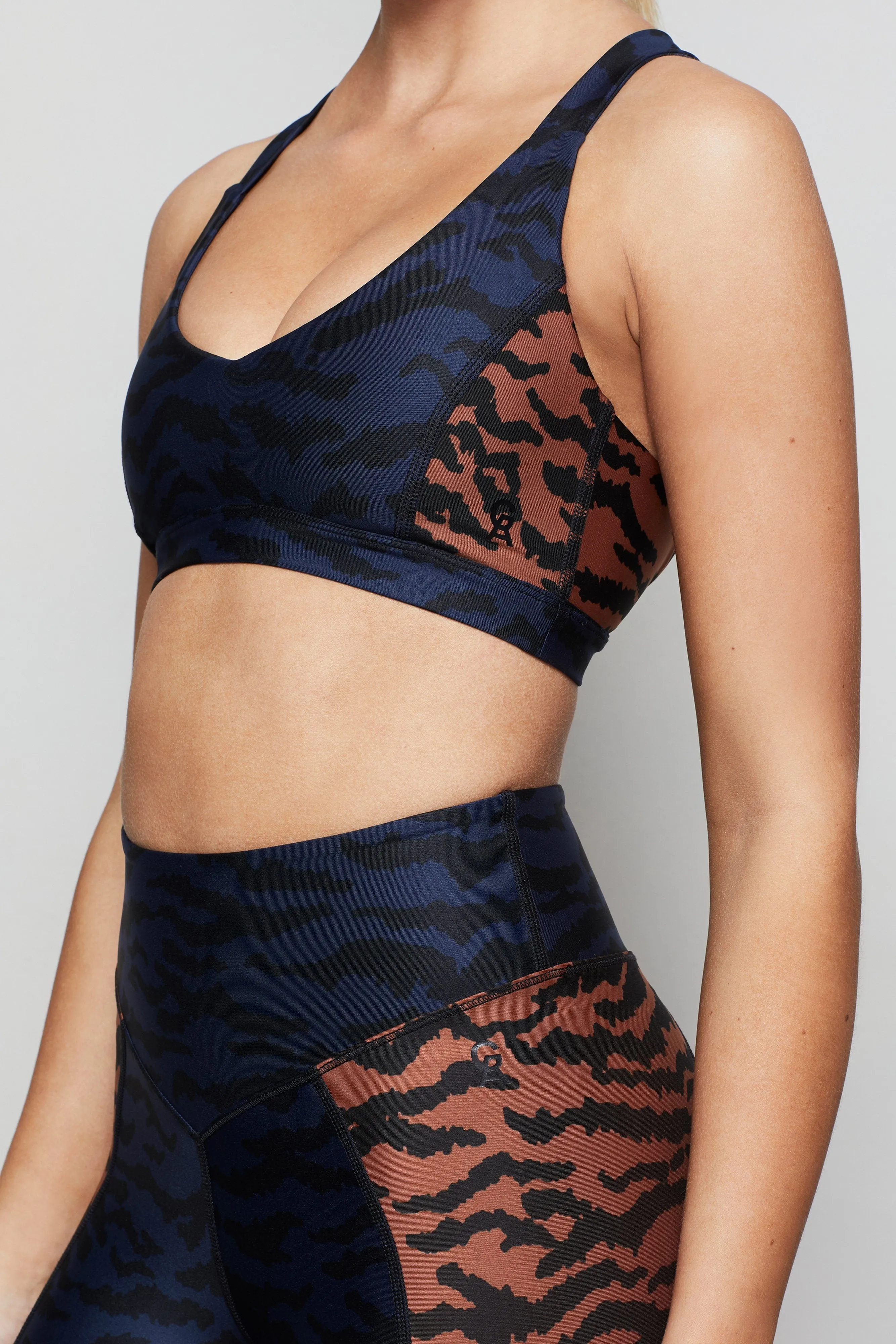 OASIS LEOPARD BRA | NAVY ZEBRA001