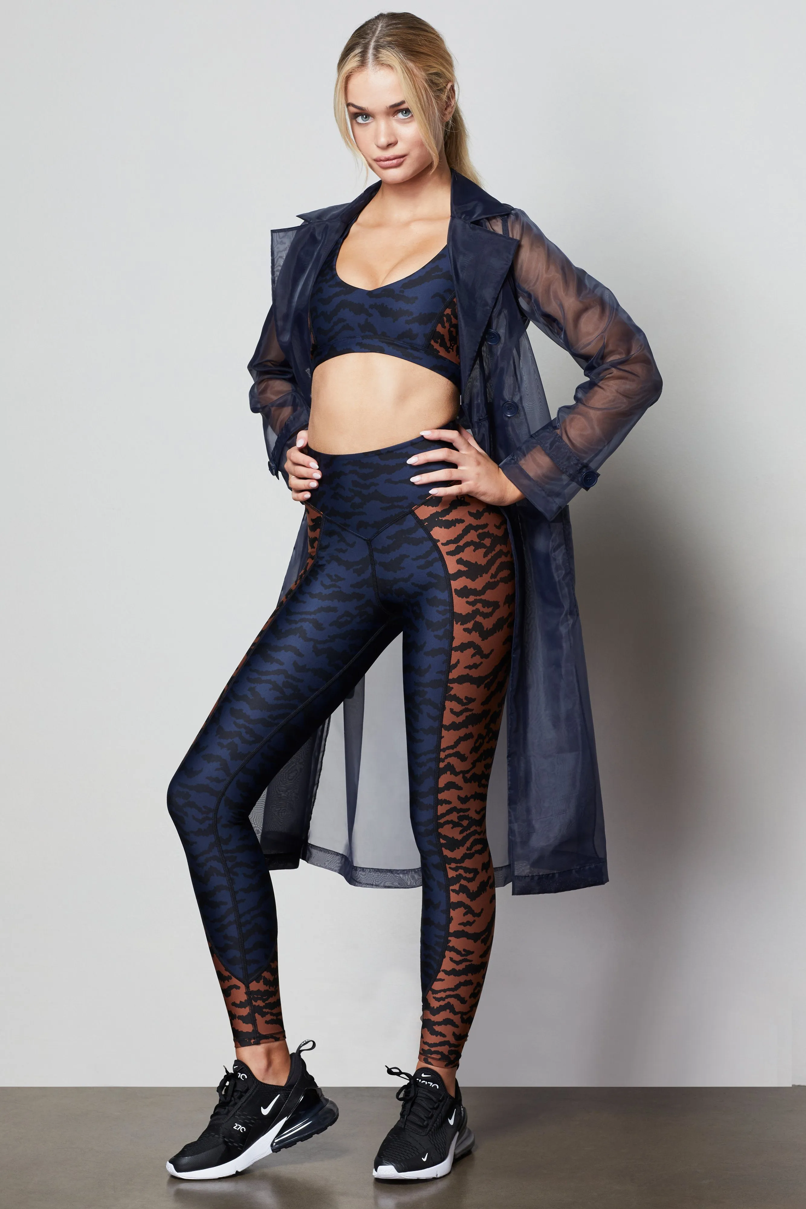 OASIS LEOPARD BRA | NAVY ZEBRA001
