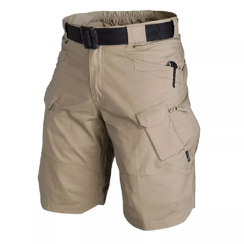 Outdoor Cargo Men Shorts for Summer Waterproof Tactical Military Shorts Trekking Camp Hiking Work Pants Multi Pocket Plus Size