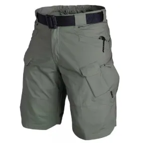 Outdoor Cargo Men Shorts for Summer Waterproof Tactical Military Shorts Trekking Camp Hiking Work Pants Multi Pocket Plus Size