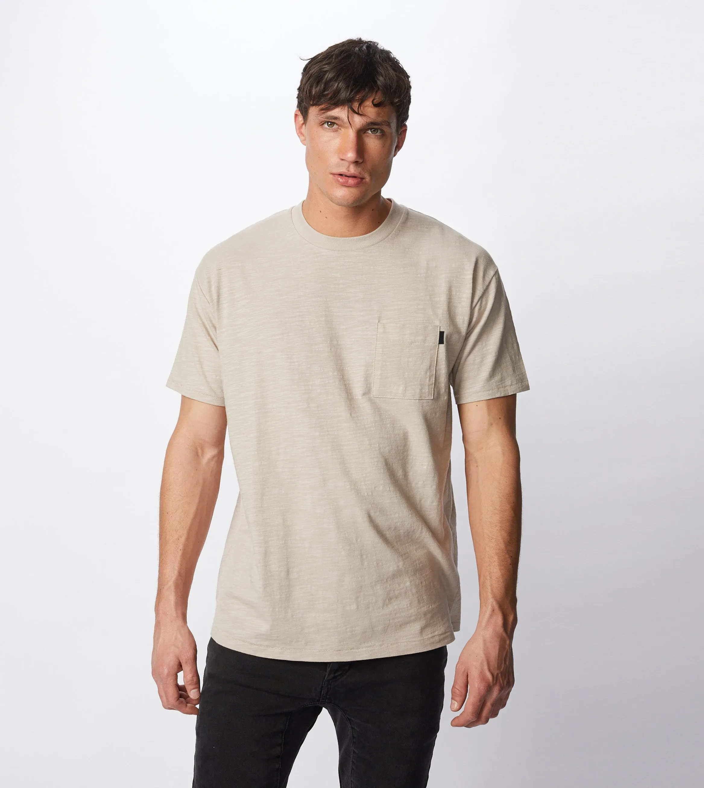 Slub Box Pocket Tee Bread