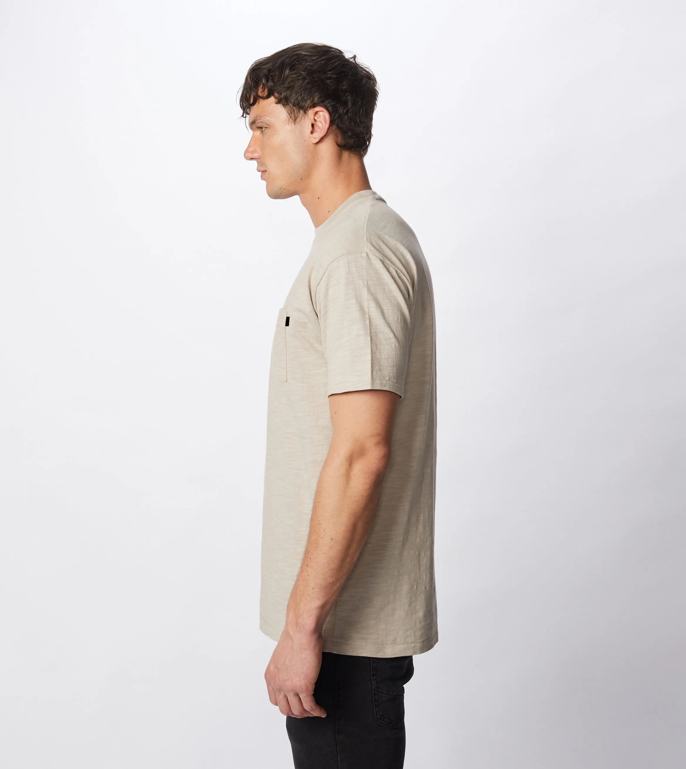 Slub Box Pocket Tee Bread