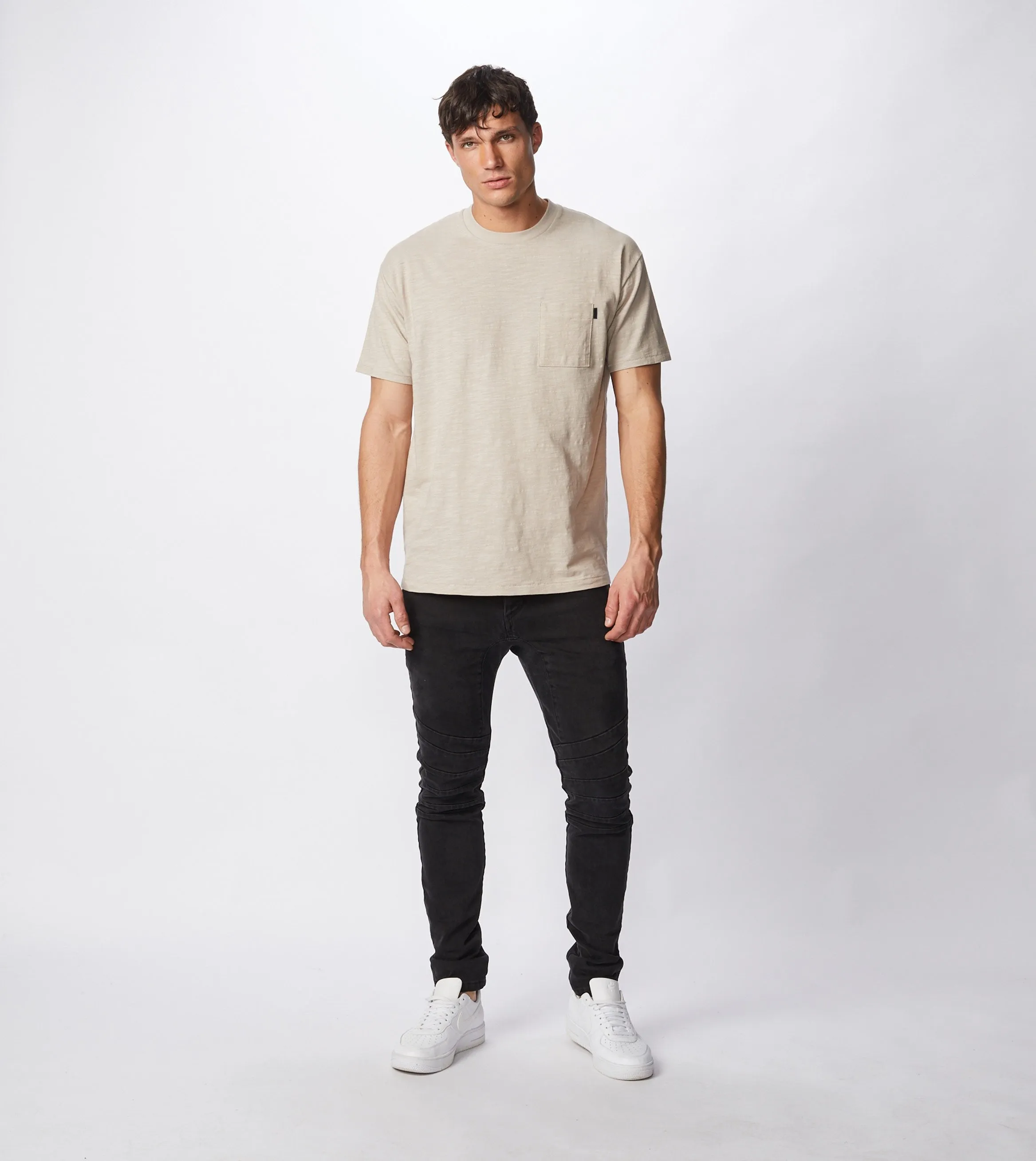 Slub Box Pocket Tee Bread