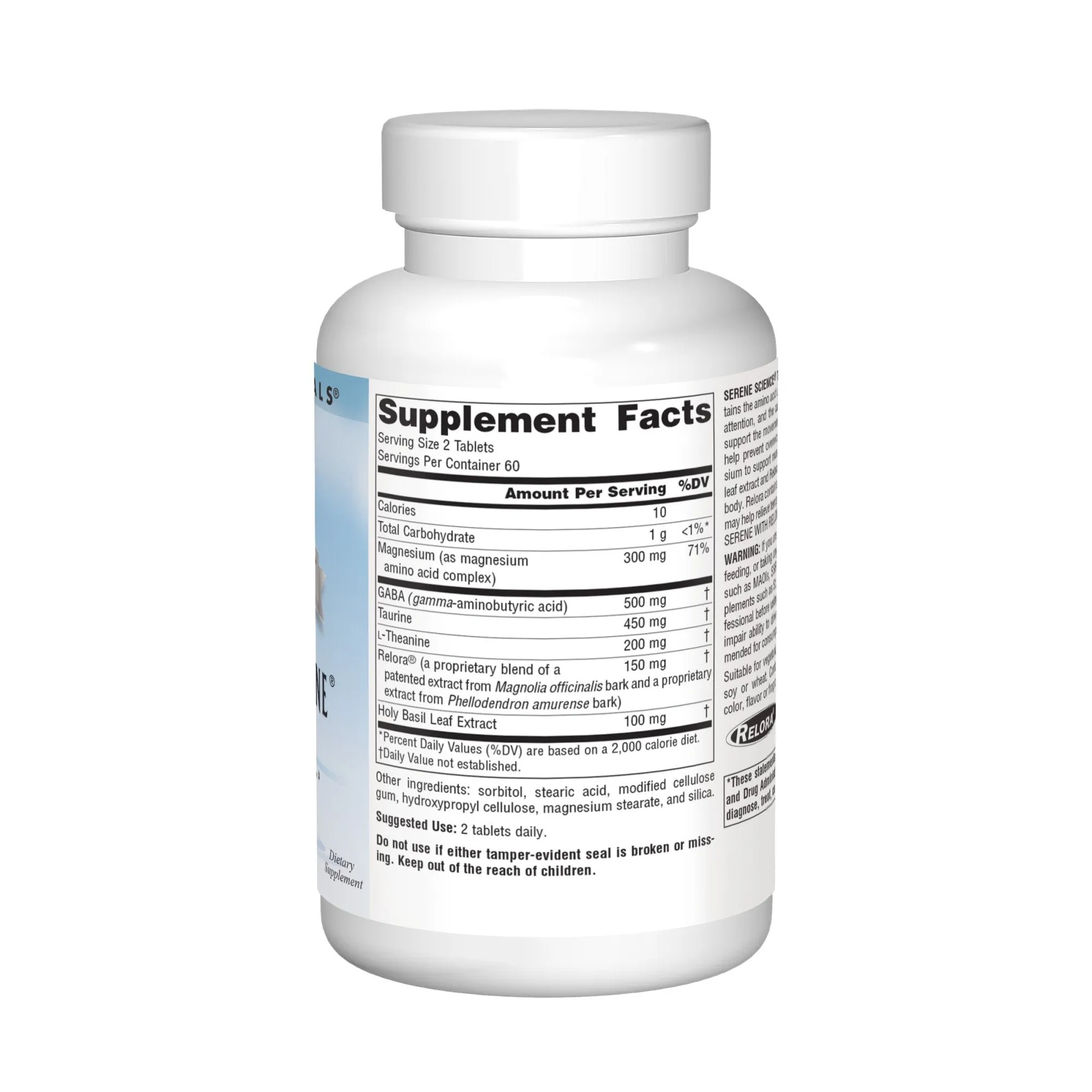 Source Naturals, Inc. Theanine Serene with Relora 120 Tablet