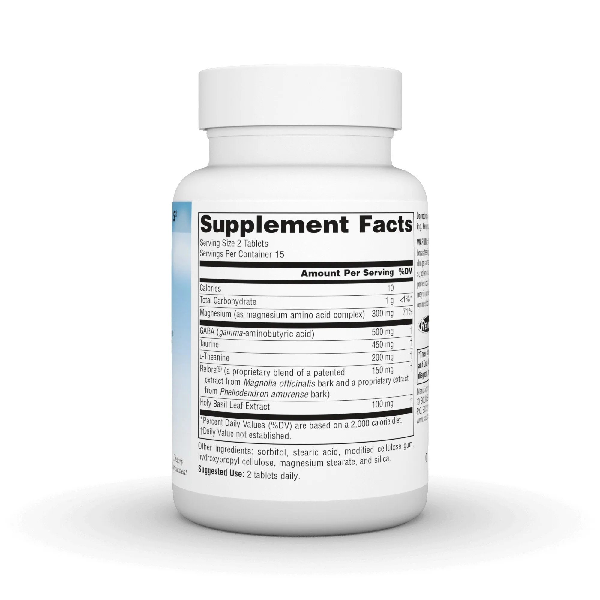 Source Naturals, Inc. Theanine Serene with Relora 30 Tablet