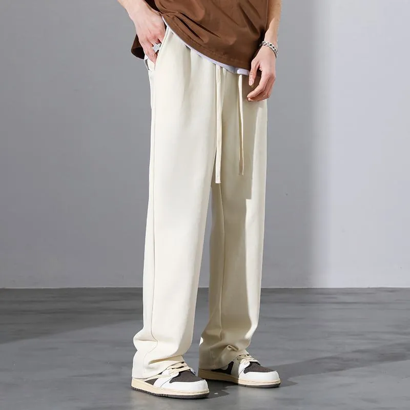 Straight Print Sports Loose Fit Sweatpant