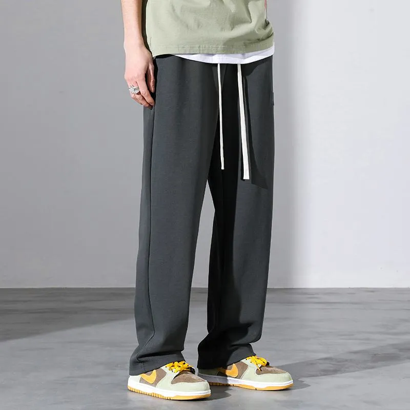 Straight Print Sports Loose Fit Sweatpant