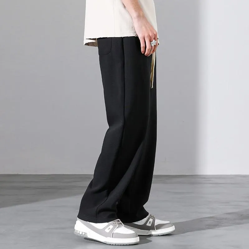 Straight Print Sports Loose Fit Sweatpant