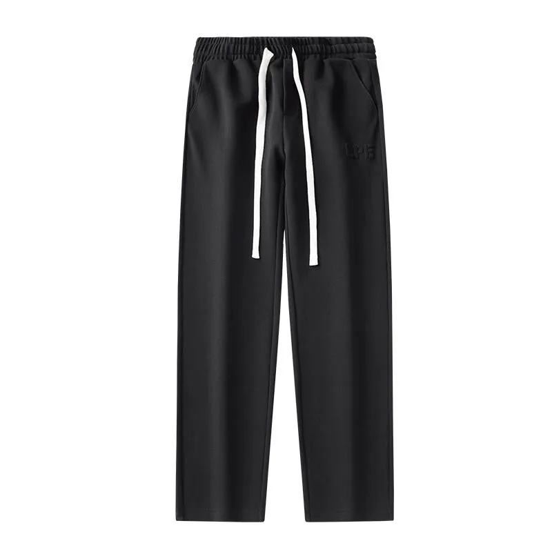 Straight Print Sports Loose Fit Sweatpant