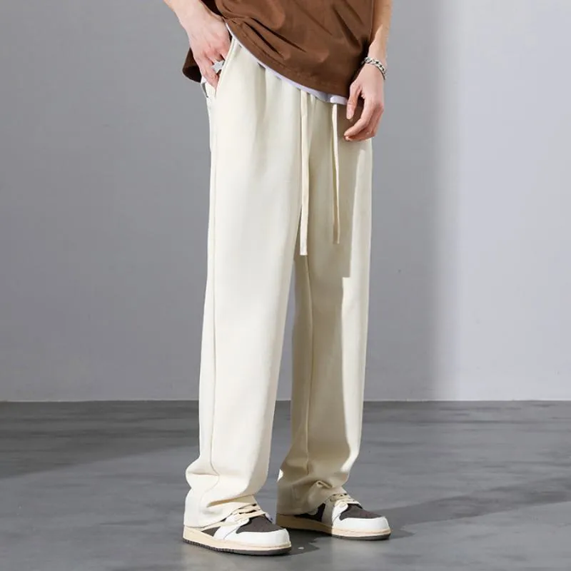 Straight Print Sports Loose Fit Sweatpant