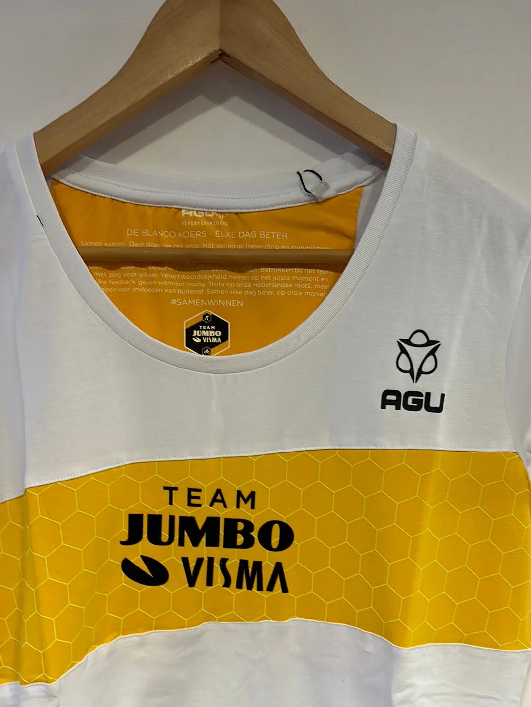 Team Jumbo Visma AGU T-shirt White Women