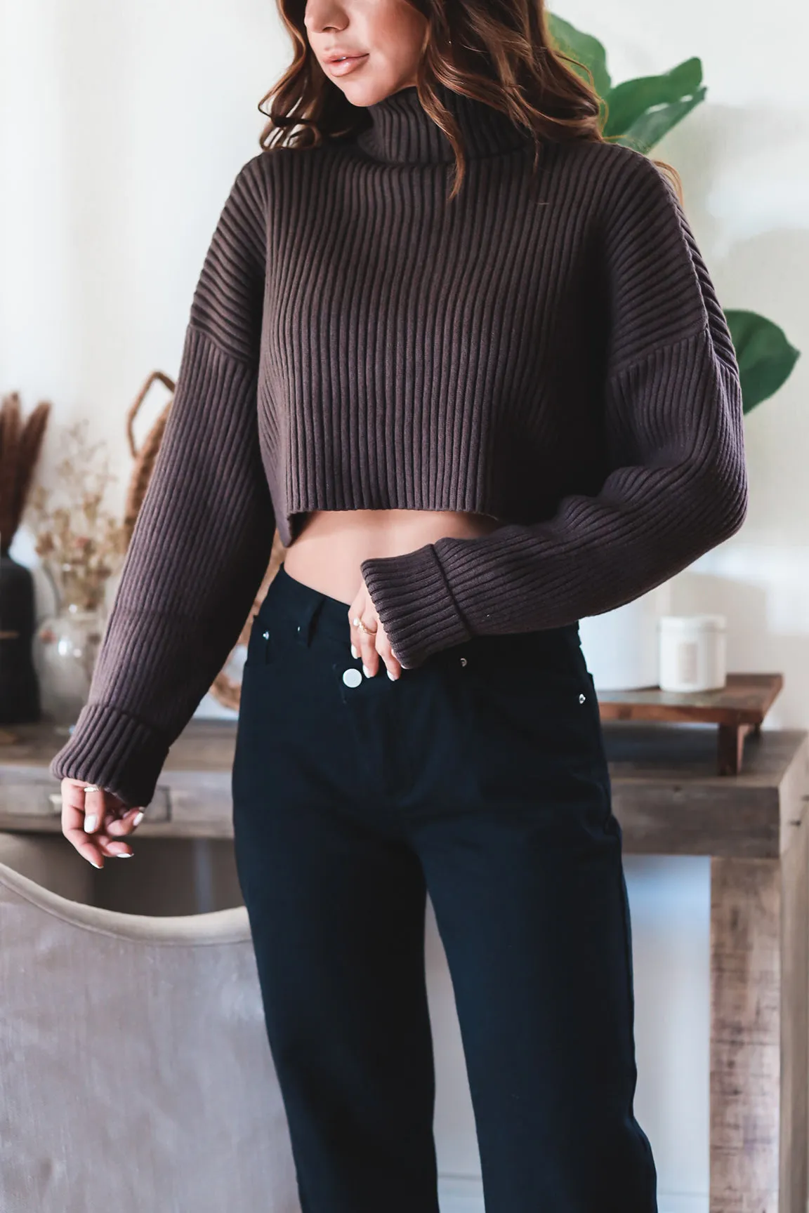 The Tyler Knit Crop- 4 Colors