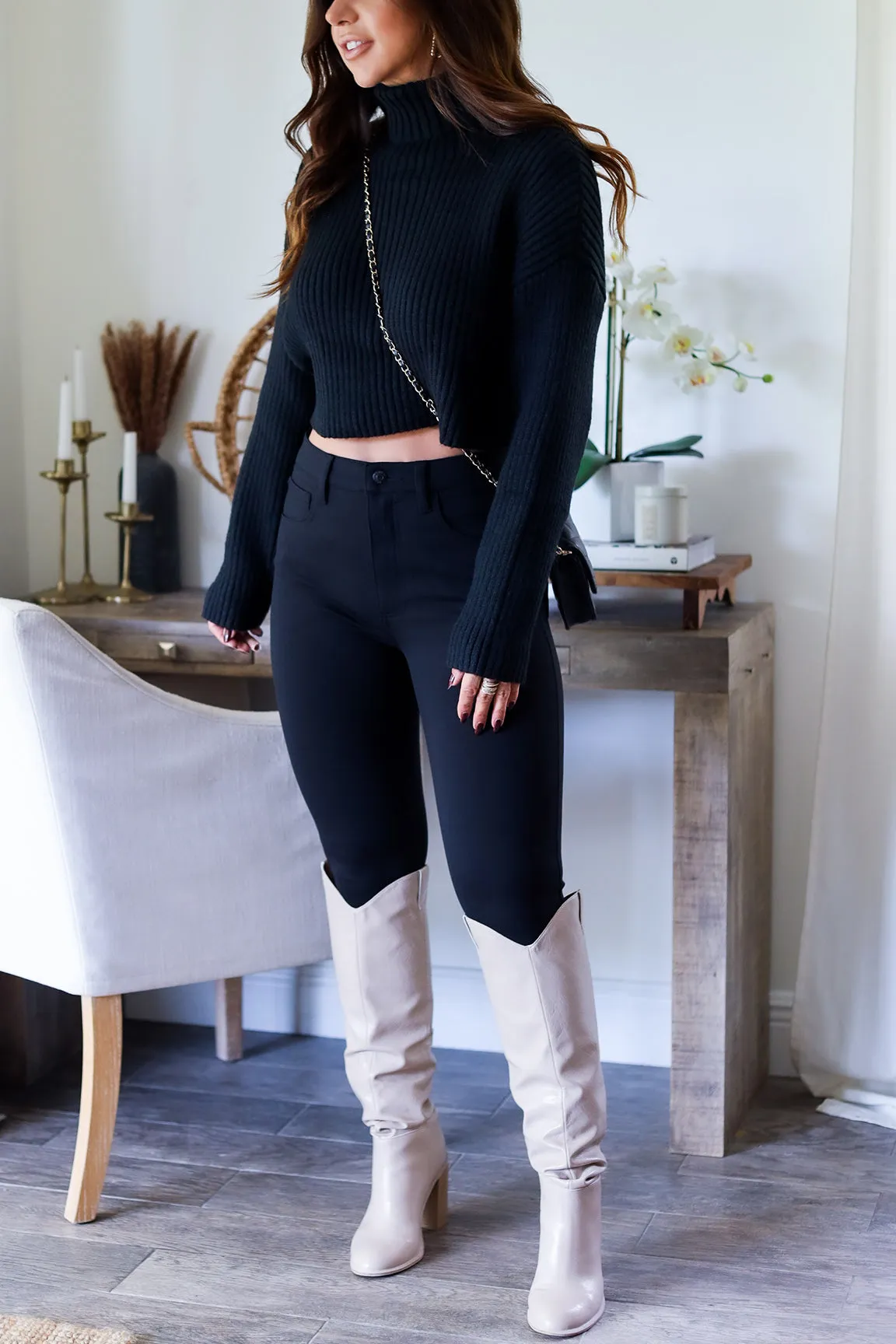 The Tyler Knit Crop- 4 Colors