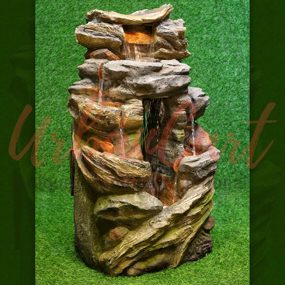 Three Way Large Multi Layer Waterfall Fountain