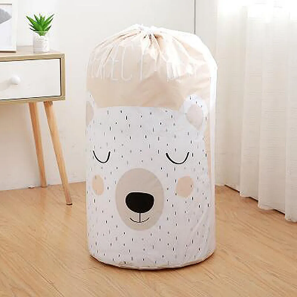 US Large Drawstring Storage Bag Anti Dust Clothes Blanket Quilt Organizer Pouch